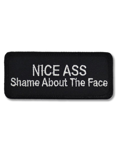 Moto nášivka Nice Ass 9 cm x 4 cm