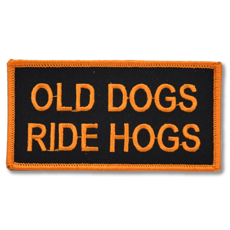 Moto nášivka Old Dogs 10 cm x 5 cm