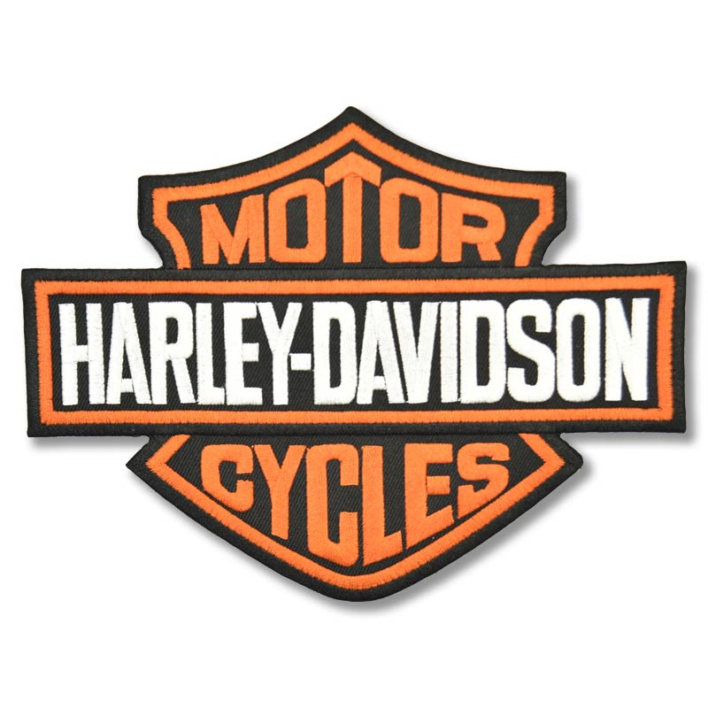 Moto nášivka Harley Davidson logo 18 cm x 14 cm