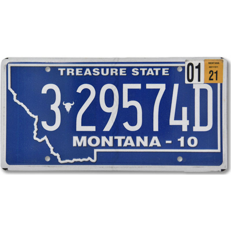 Americká SPZ Montana Treasure State
