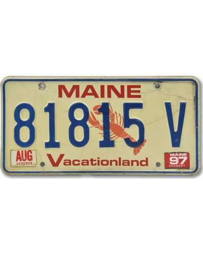 Americká SPZ Maine Lobster Vacationland