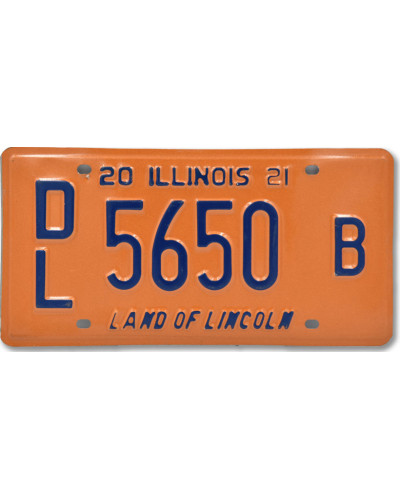 Americká SPZ Illinois Orange Dealer