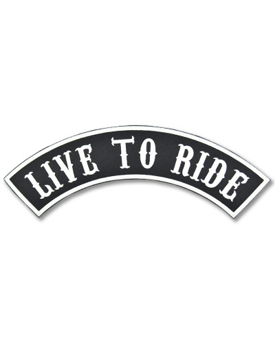Moto nášivka Live to Ride Rocker - XXL na záda