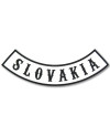 Moto nášivka Slovakia Rocker white XXL na záda