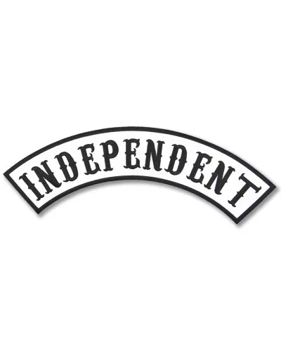 Moto nášivka Independent Rocker white XXL na záda