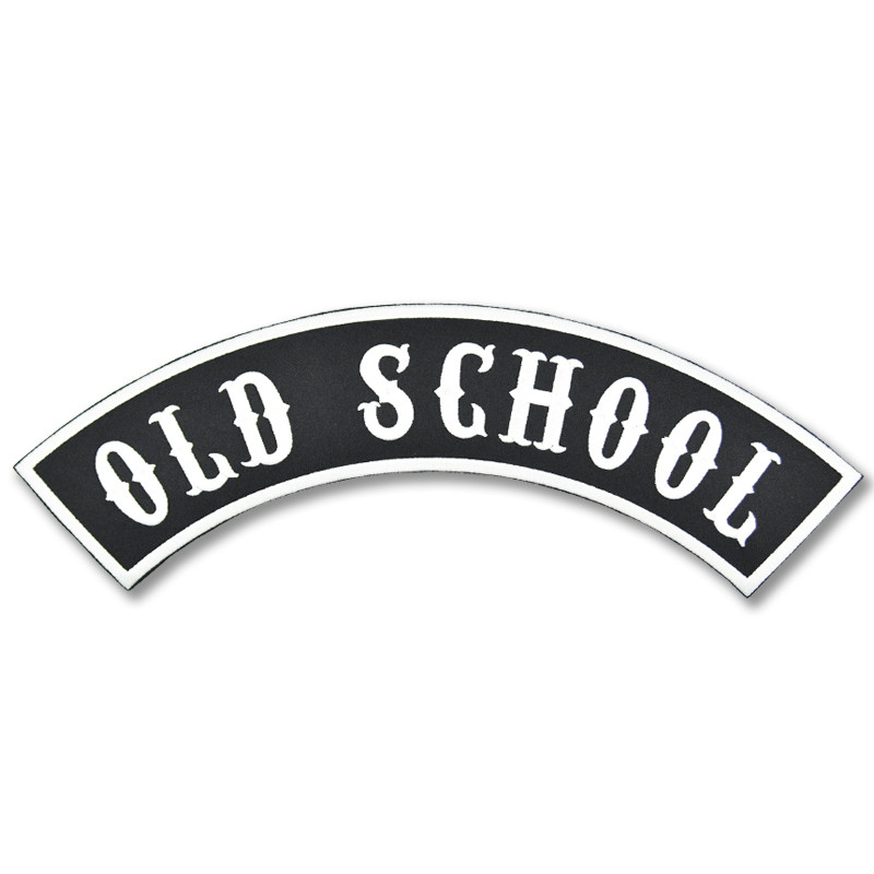 Moto nášivka Old School Rocker - XXL na záda