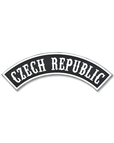 Moto nášivka Czech Republic Rocker Top - XXL na záda