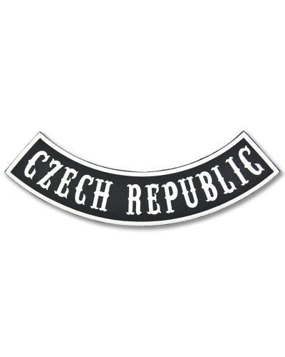 Moto nášivka Czech Republic Rocker - XXL na záda
