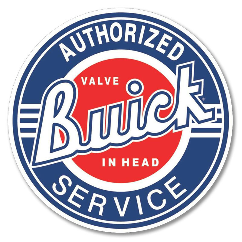 Plechová cedule Buick Service round 30cm