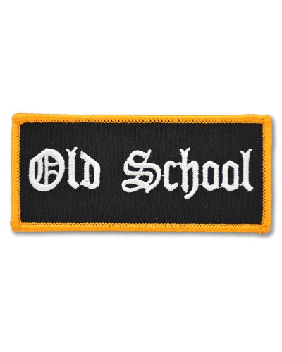 Moto nášivka Old school 4 cm x 10 cm