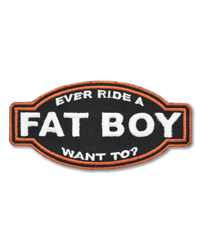 Moto nášivka Ever Ride a Fat Boy 9 cm x 4,5 cm