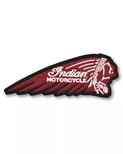 Moto nášivka Indian logo red 10 cm x 4 cm