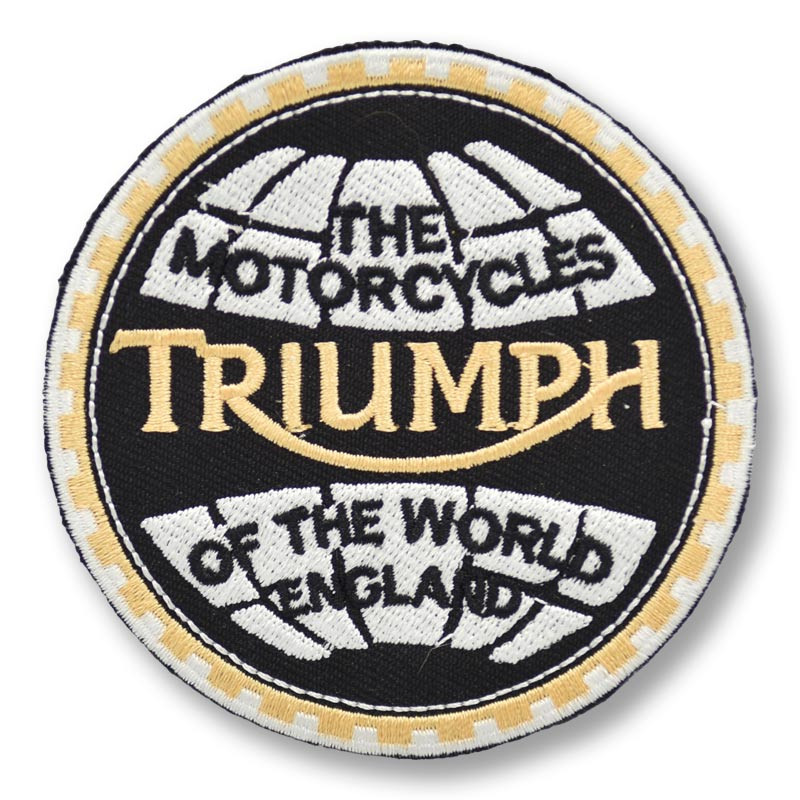 Moto nášivka Triumph of the World 8 cm