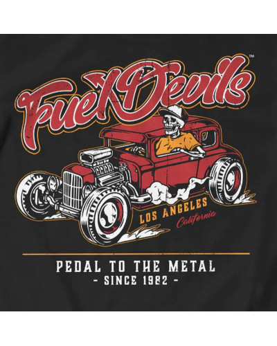 Pánské tričko Fuel Devils Pedal to the Metal detail