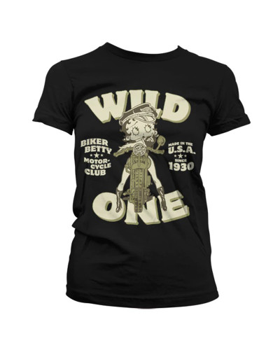 Dámské tričko Betty Boop Wild One Biker