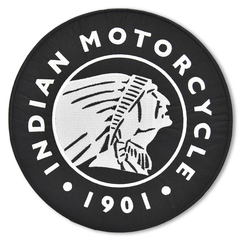 Moto nášivka Indian Motorcycle BW XXL na záda 24 cm