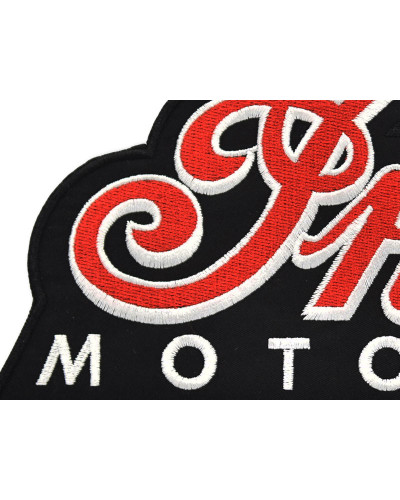 Moto nášivka Indian Motorcycle logo na záda detail