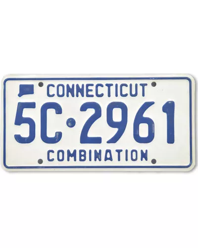 Americká SPZ Connecticut Combination 5C 2961