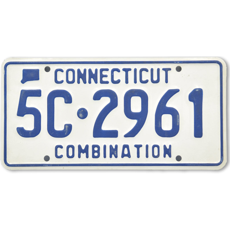 Americká SPZ Connecticut Combination 5C 2961
