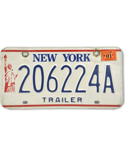 Americká SPZ New York Trailer 206224A