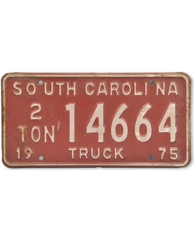 Americká SPZ South Carolina 2 Ton Truck 1975