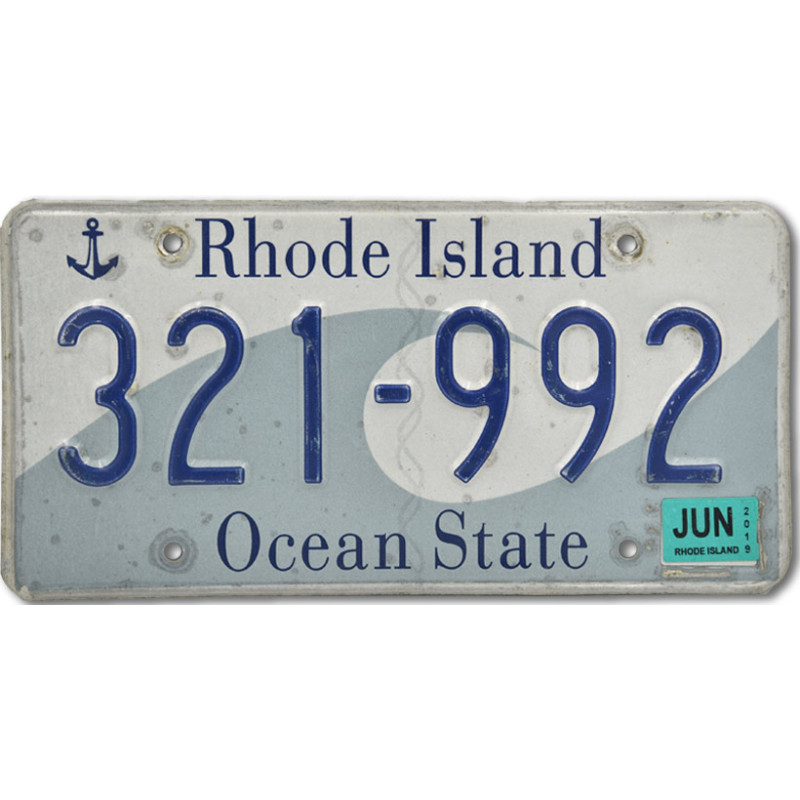 Americká SPZ Rhode Island 321 992
