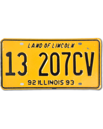 Americká SPZ Illinois 13 207CV