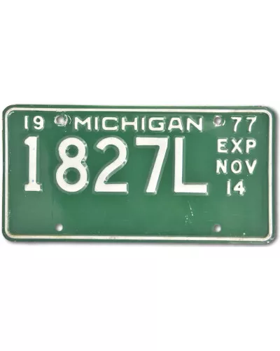 Americká SPZ Michigan Green 1827L