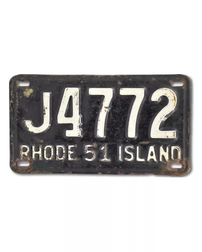Americká SPZ Rhode Island 1951 J4772