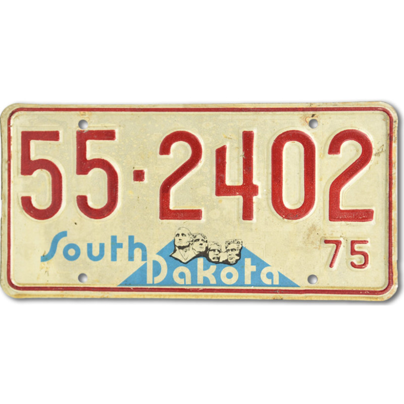Americká SPZ South Dakota 1975