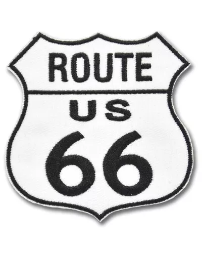 Moto nášivka Route 66 vel. 7 cm x 7 cm