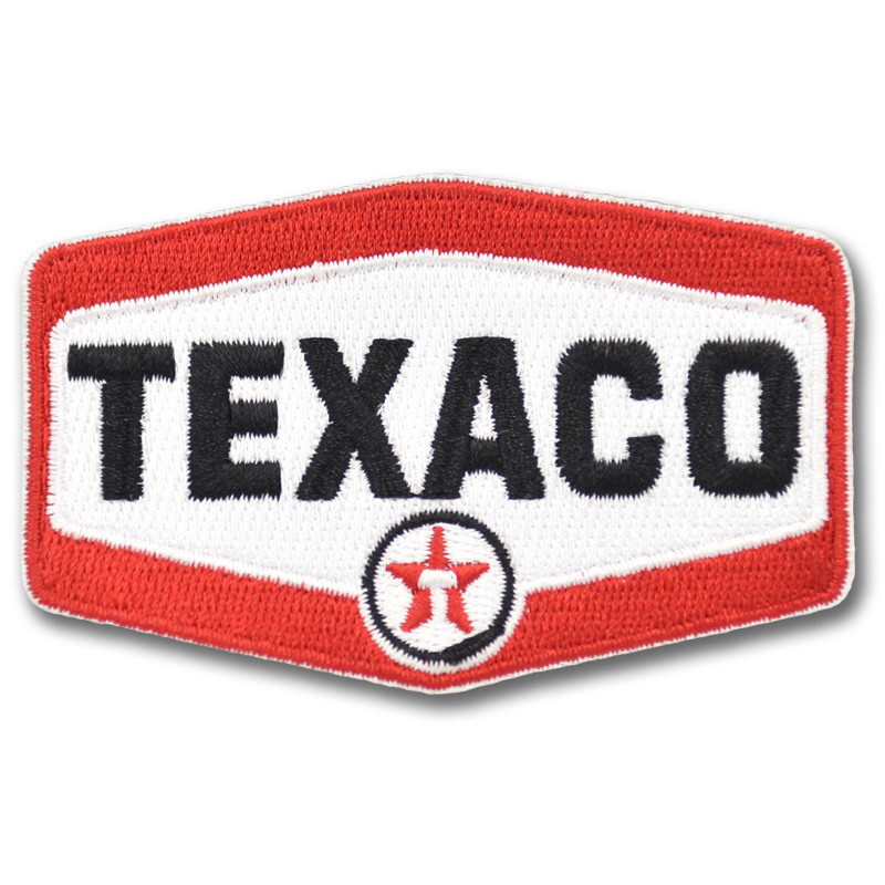 Moto nášivka Texaco logo 8 cm x 5 cm