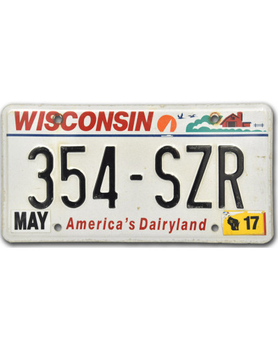Americká SPZ Wisconsin Dairyland