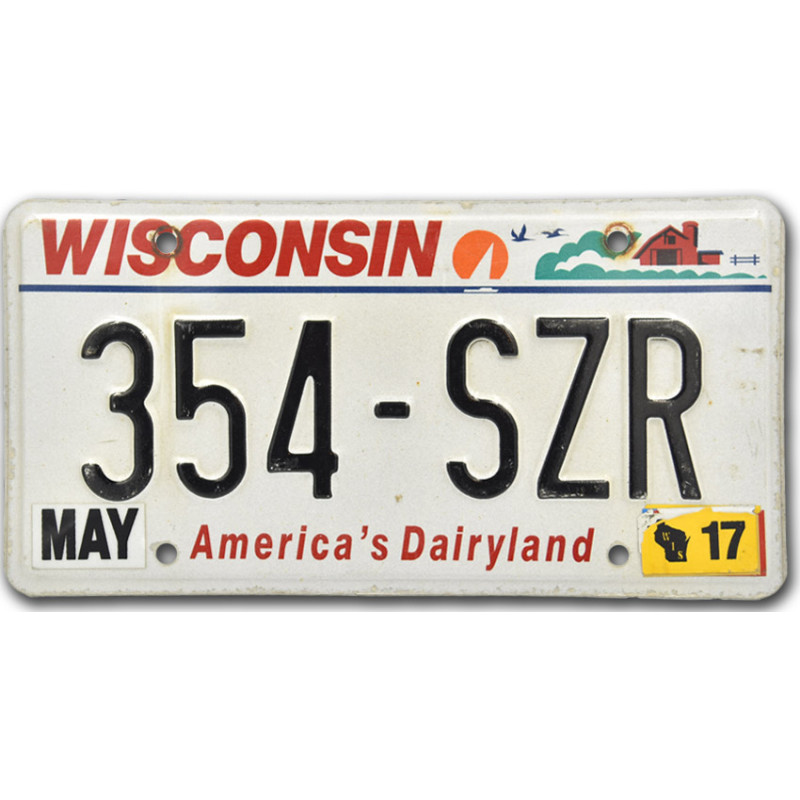 Americká SPZ Wisconsin Dairyland