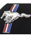 Kšiltovka Ford Mustang Tri bar logo black det.
