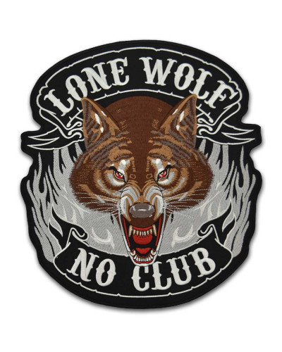 Nášivka BS Lone Wolf XXL na záda 28 cm x 25 cm