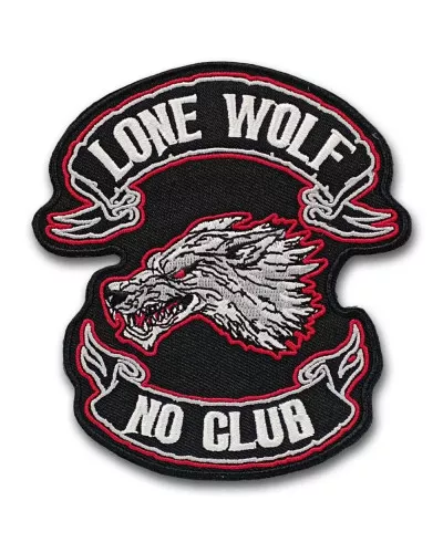 Moto nášivka BS Lone Wolf Old 11 cm  x 10 cm