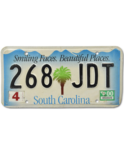 Americká SPZ South Carolina Smiling Faces 268 JDT