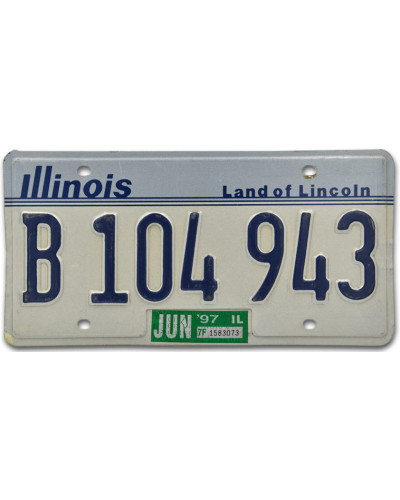 Americká SPZ Illinois Land of Lincoln