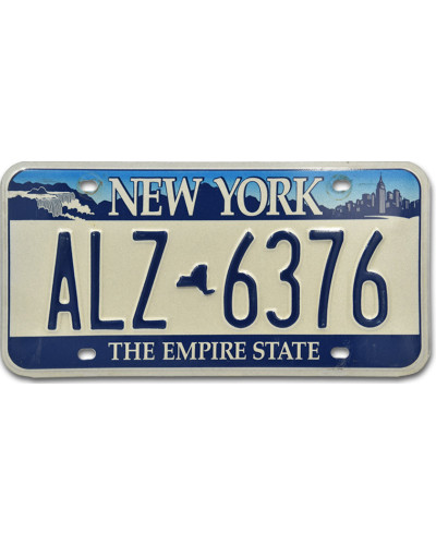 Americká SPZ New York The Empire State ALZ 6376