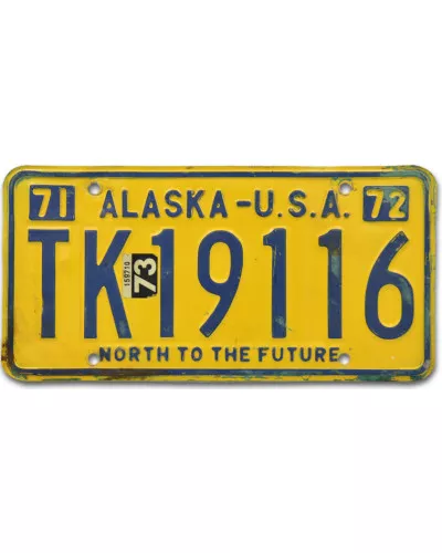 Americká SPZ Alaska North to the Future TK 19116