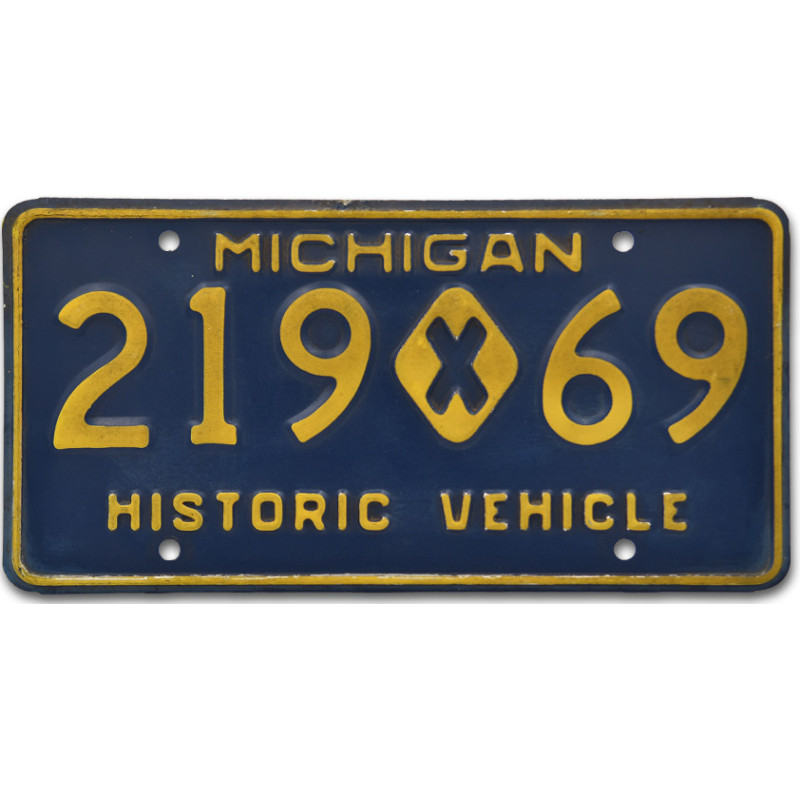 Americká SPZ Michigan Historic vehicle 219 69