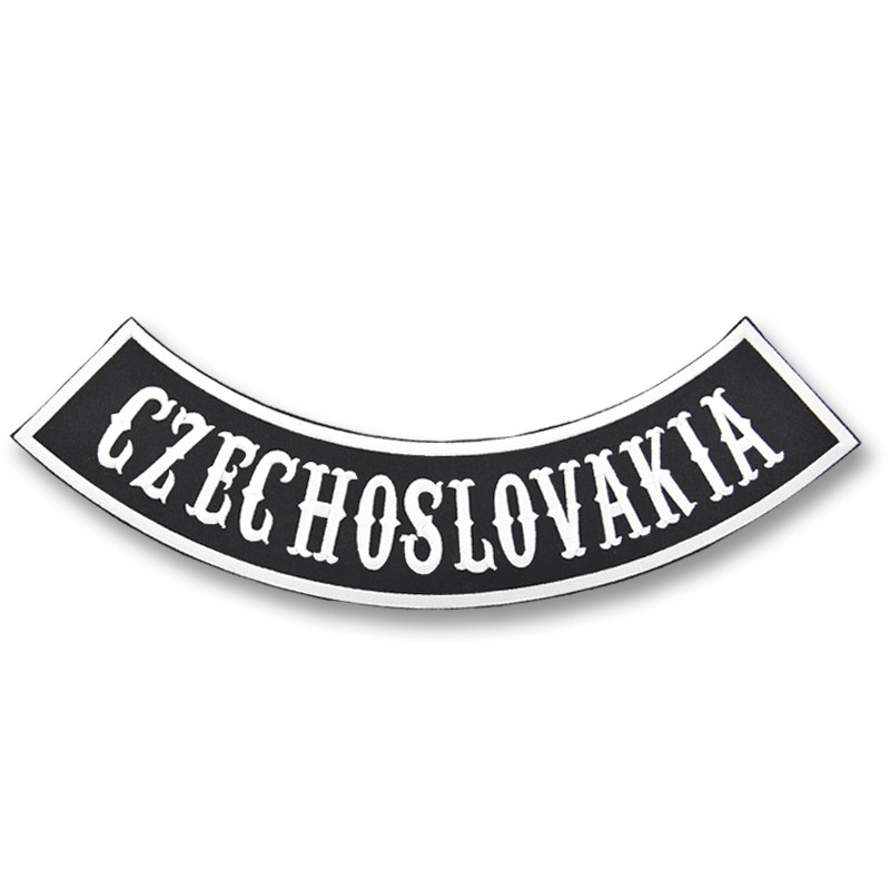 Moto nášivka Czechoslovakia Rocker - XXL na záda