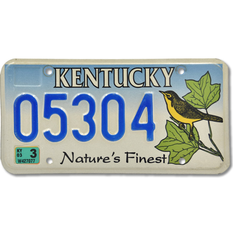Americká SPZ Kentucky Natures Finest 05304