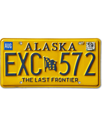 Americká SPZ Alaska Last Frontier EXC 572
