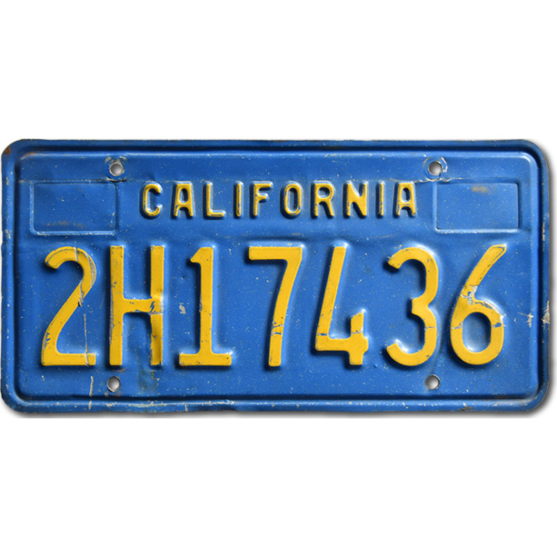 Americká SPZ California Blue 2H17436 front