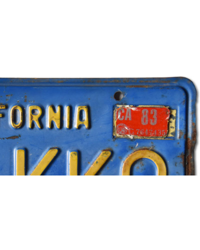 Americká SPZ California Blue 816 KKO b