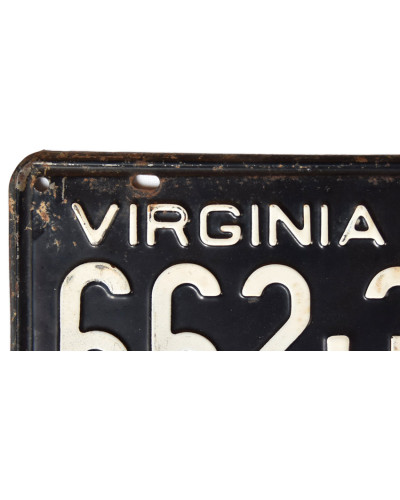 Americká SPZ Virginia 1960 Black 662 357  d