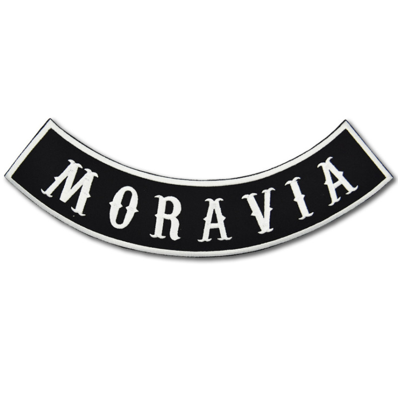 Moto nášivka Moravia Rocker - XXL na záda