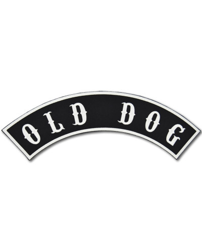 Moto nášivka Old Dog Rocker - XXL na záda